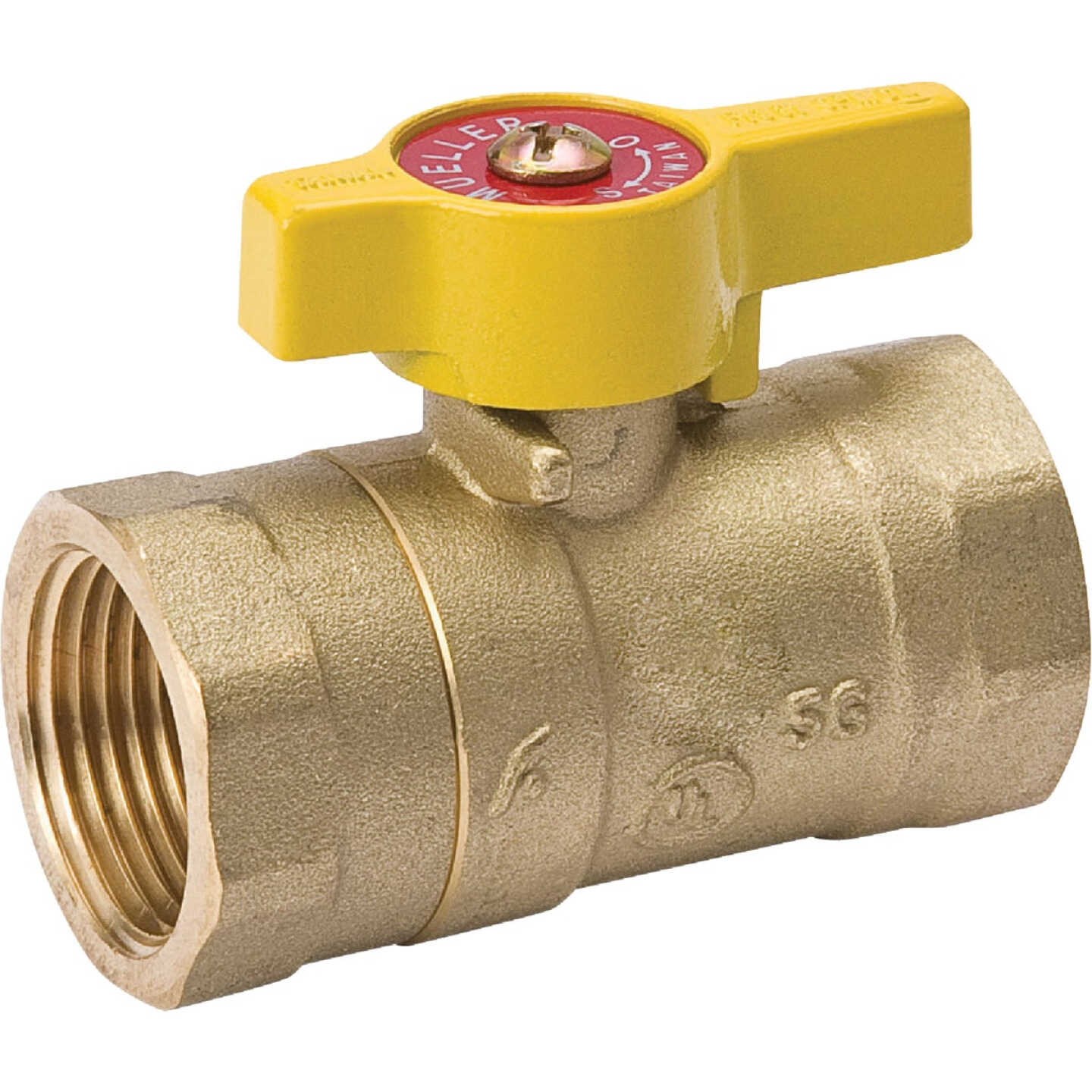ProLine 3/4 In. FIP x 3/4 In. FIP Brass Quarter Turn 2-Piece Body Gas Valve Image 1