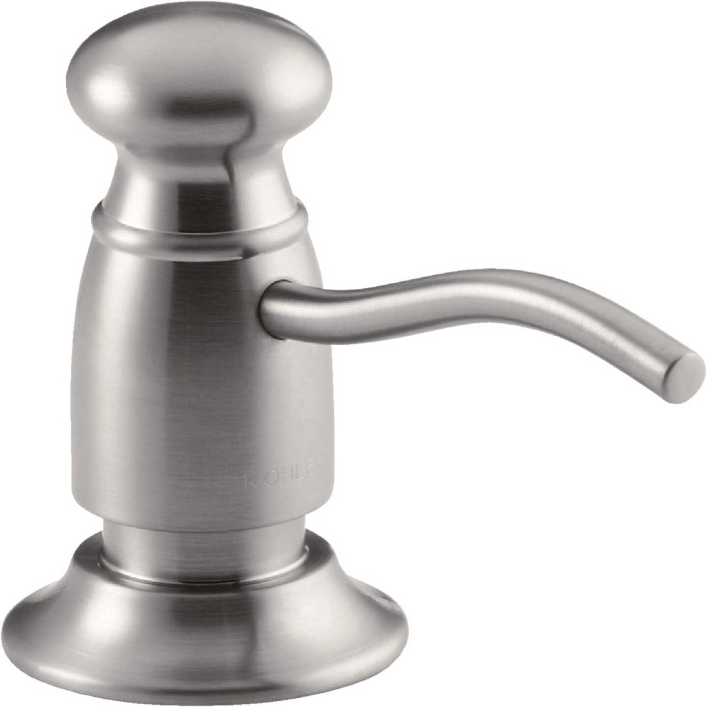 Kohler Lotion/Soap Dispenser with Traditional Design in Vibrant Stainless Finish Image 1