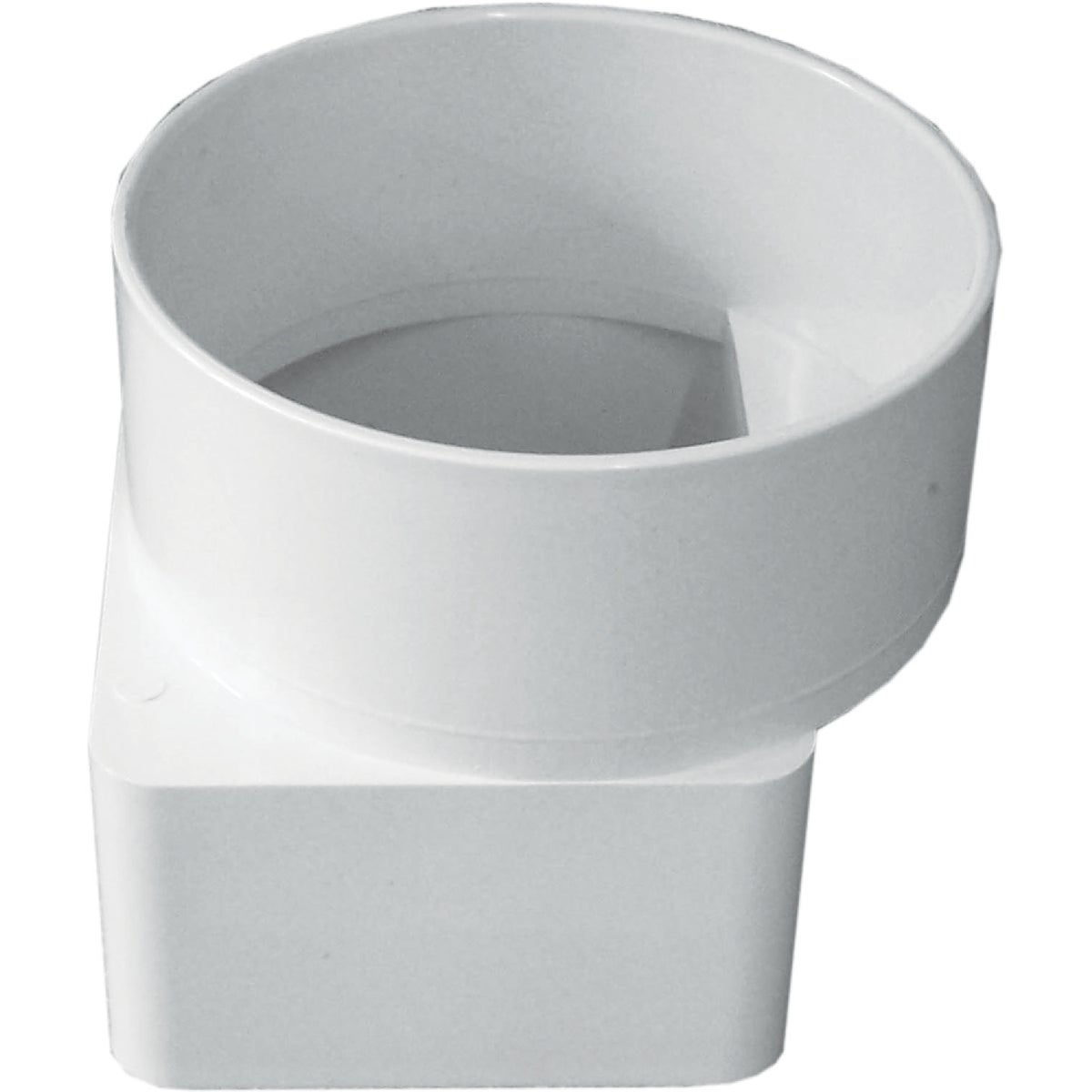 IPEX 3 In. x 4 In. Downspout to 4 In. PVC Pipe Offset Adapter