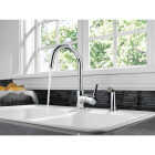 Peerless Apex 1-Handle Lever Kitchen Faucet with Side Spray, Chrome Image 2