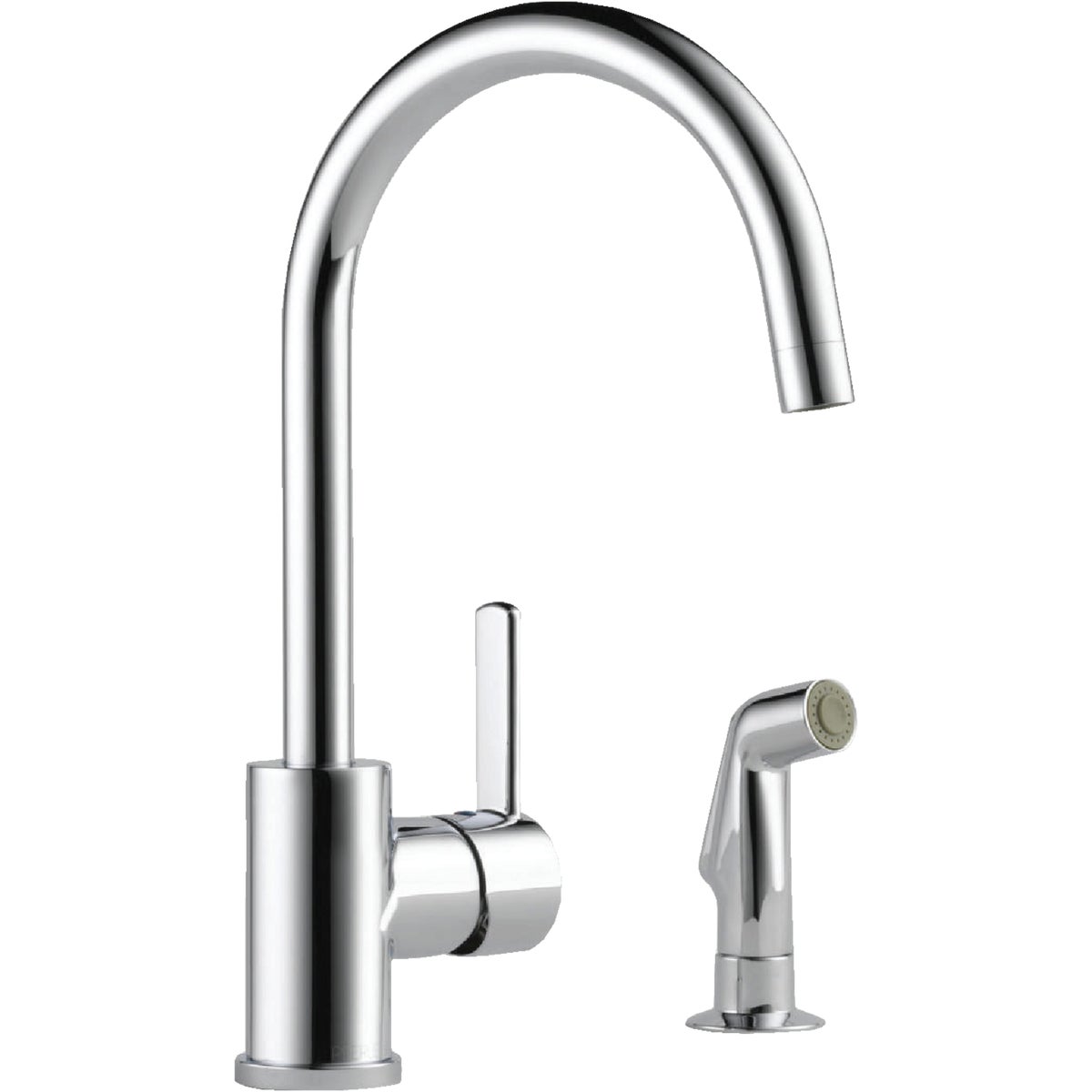 Peerless Apex 1-Handle Lever Kitchen Faucet with Side Spray, Chrome Image 5