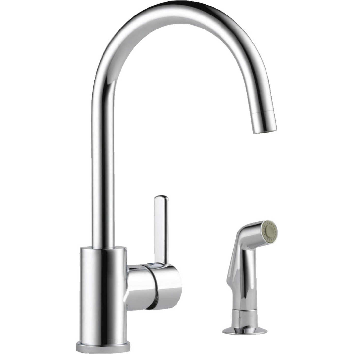 Peerless Apex 1-Handle Lever Kitchen Faucet with Side Spray, Chrome Image 5