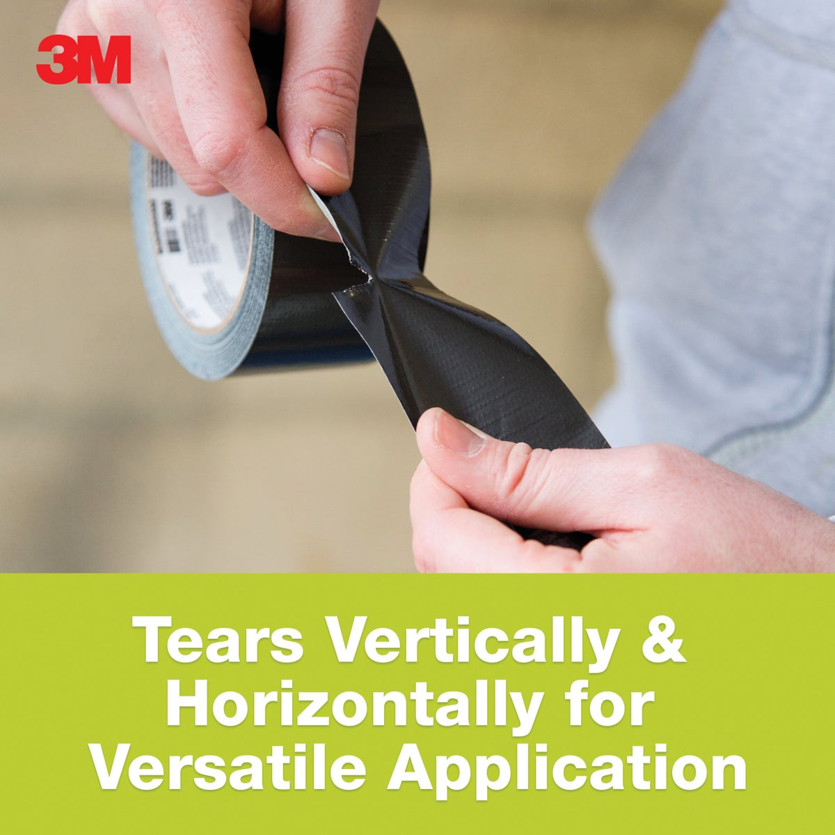 3M 1.88 In. x 30 Yd. Extreme Hold Duct Tape, Black Image 3