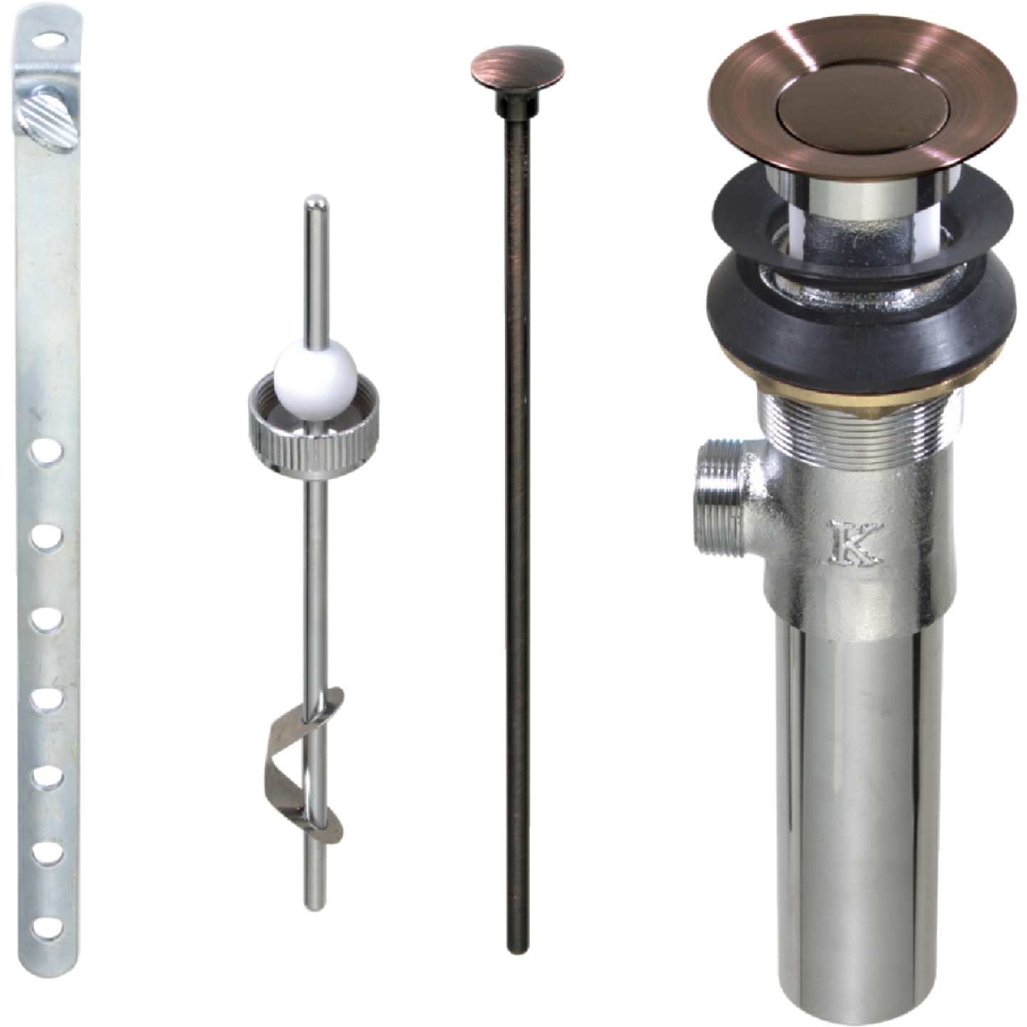 Plumb Pak Stylewise 1-1/4 In. Venetian Bronze Brass Pop-Up Assembly Image 1