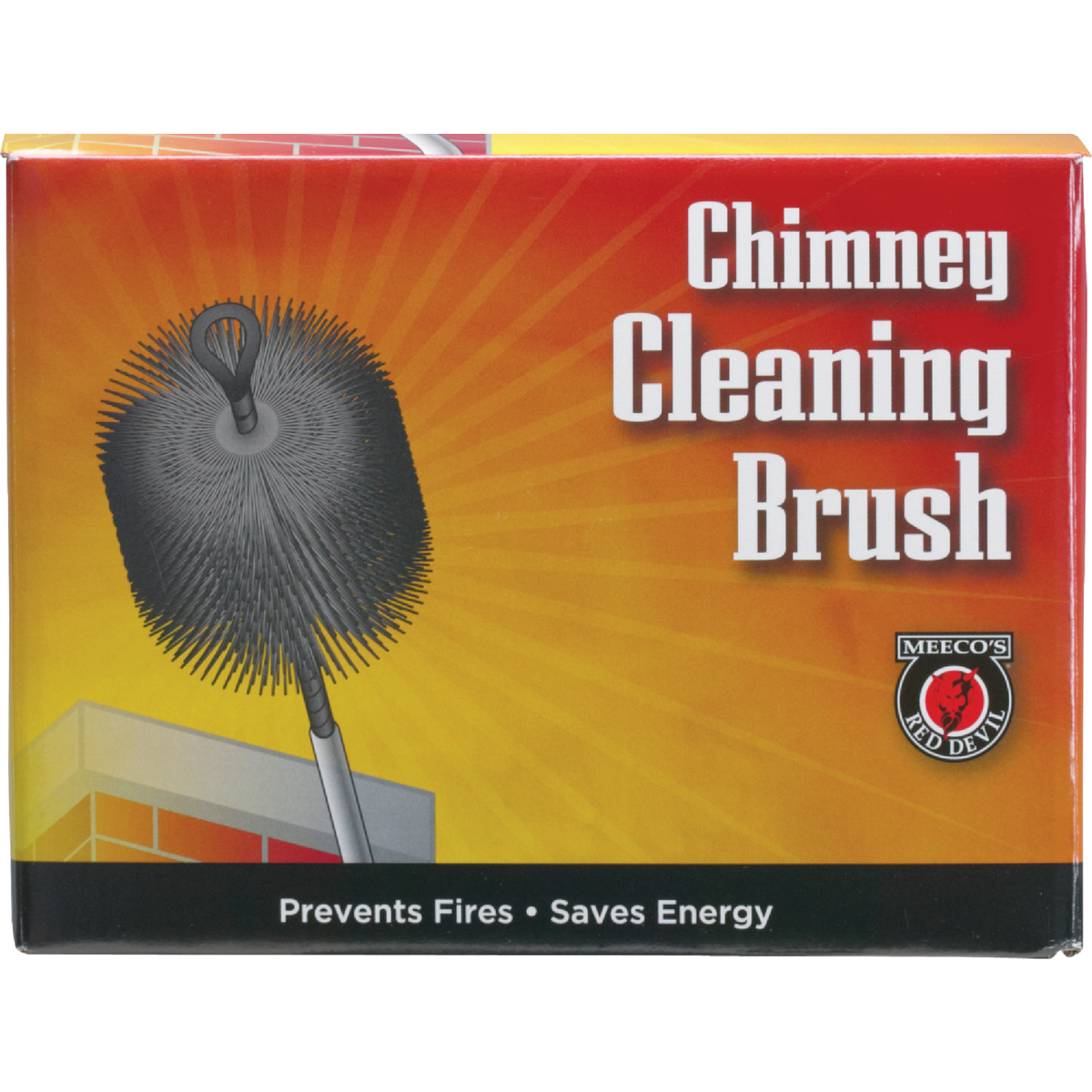 Meeco's Red Devil 8 In. Round Poly Chimney Brush Image 2