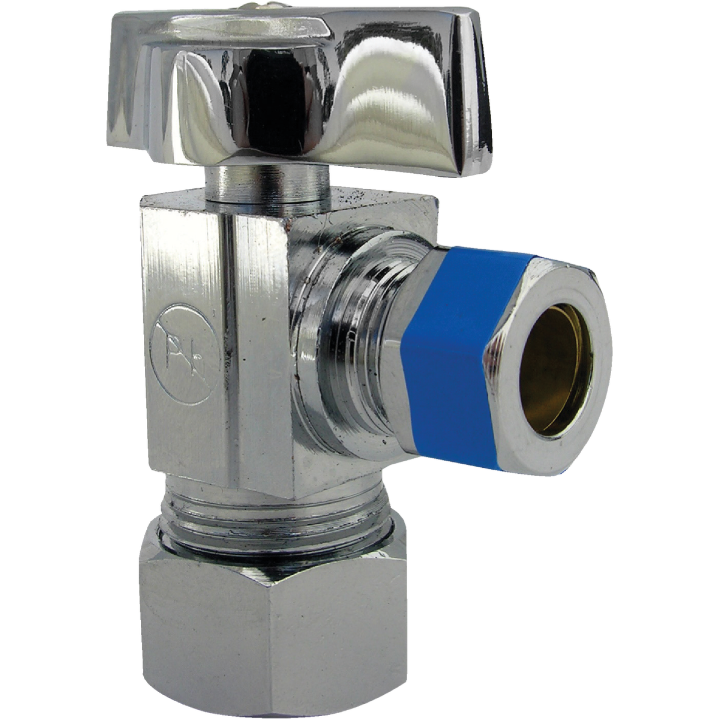 Lasco 5/8 In. C x 3/8 In. C 1/4 Turn Angle Valve Image 1