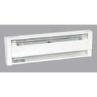 FAHRENHEAT 28 In. 500-Watt 240-Volt Hydronic Electric Baseboard Heater, White Image 1