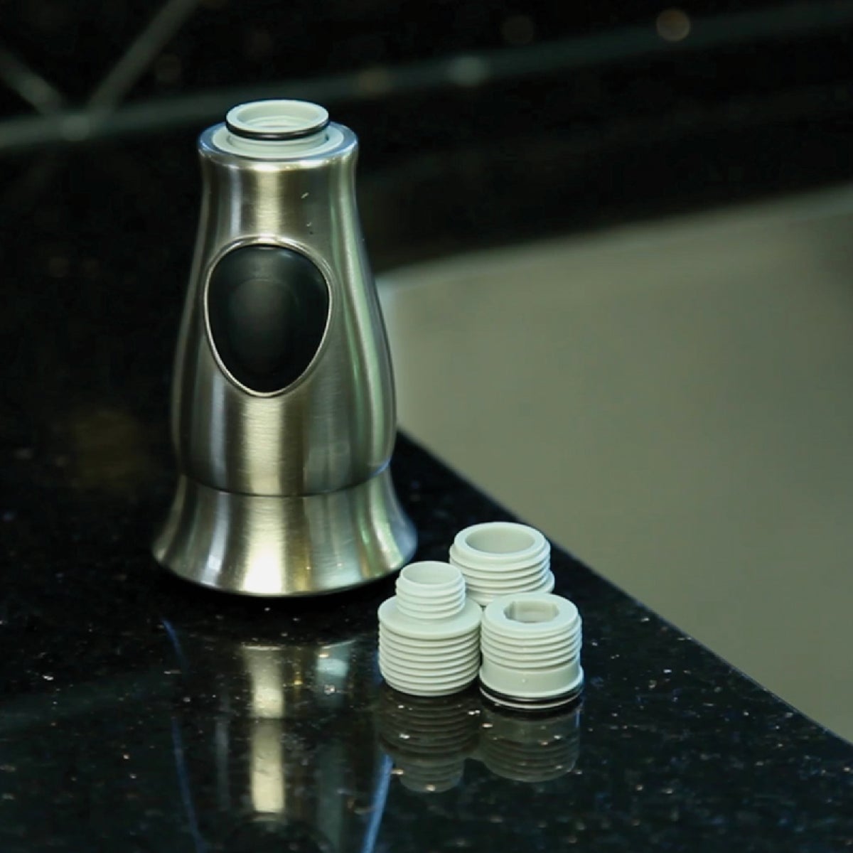 Danco Smart Spray 1.5 GPM Chrome Kitchen Faucet Replacement Pull Down Spray Head Image 4