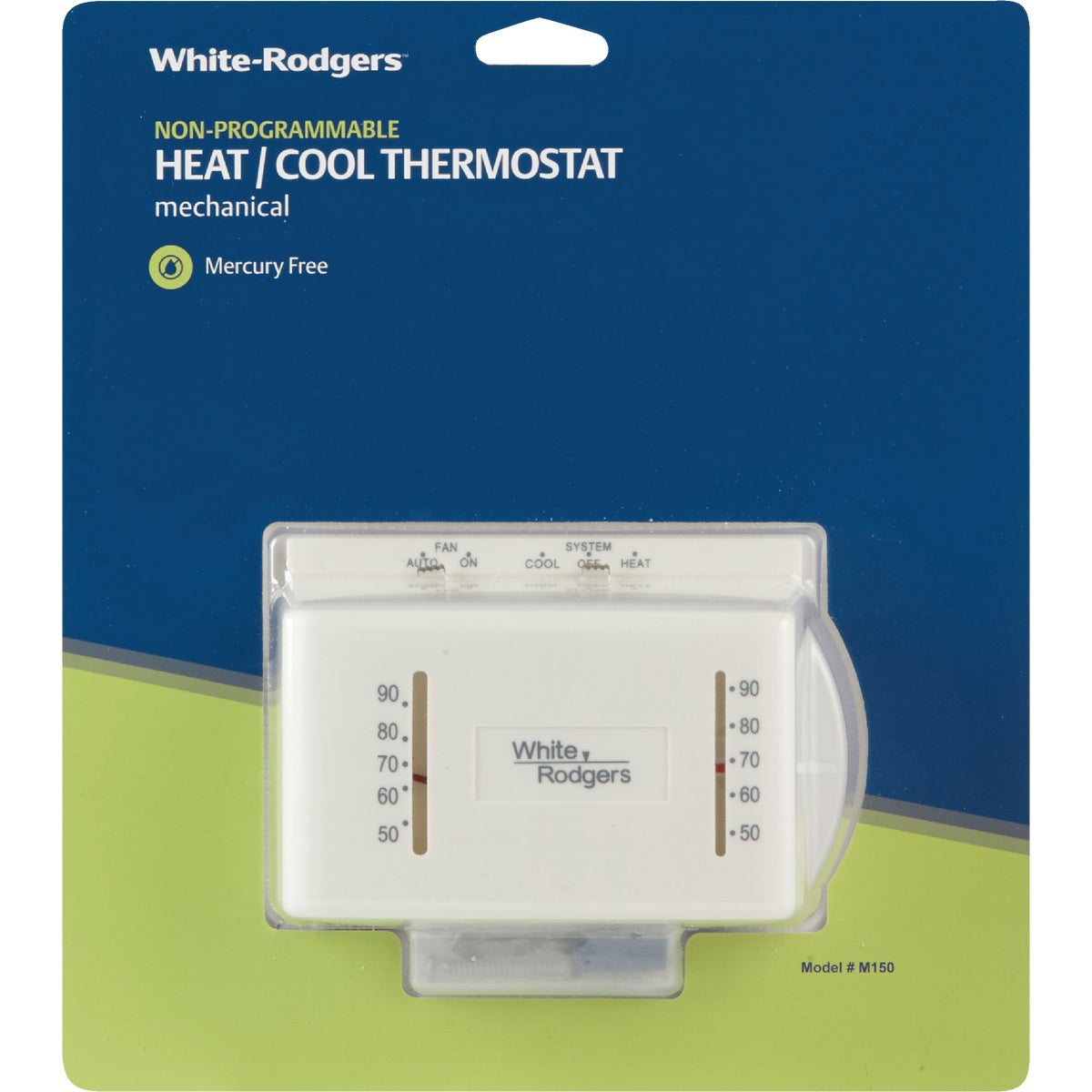 White Rodgers 24V Off-White Mechanical Thermostat Image 2