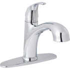 Home Impressions 1-Handle Lever Pull-Out Kitchen Faucet, Chrome Image 1