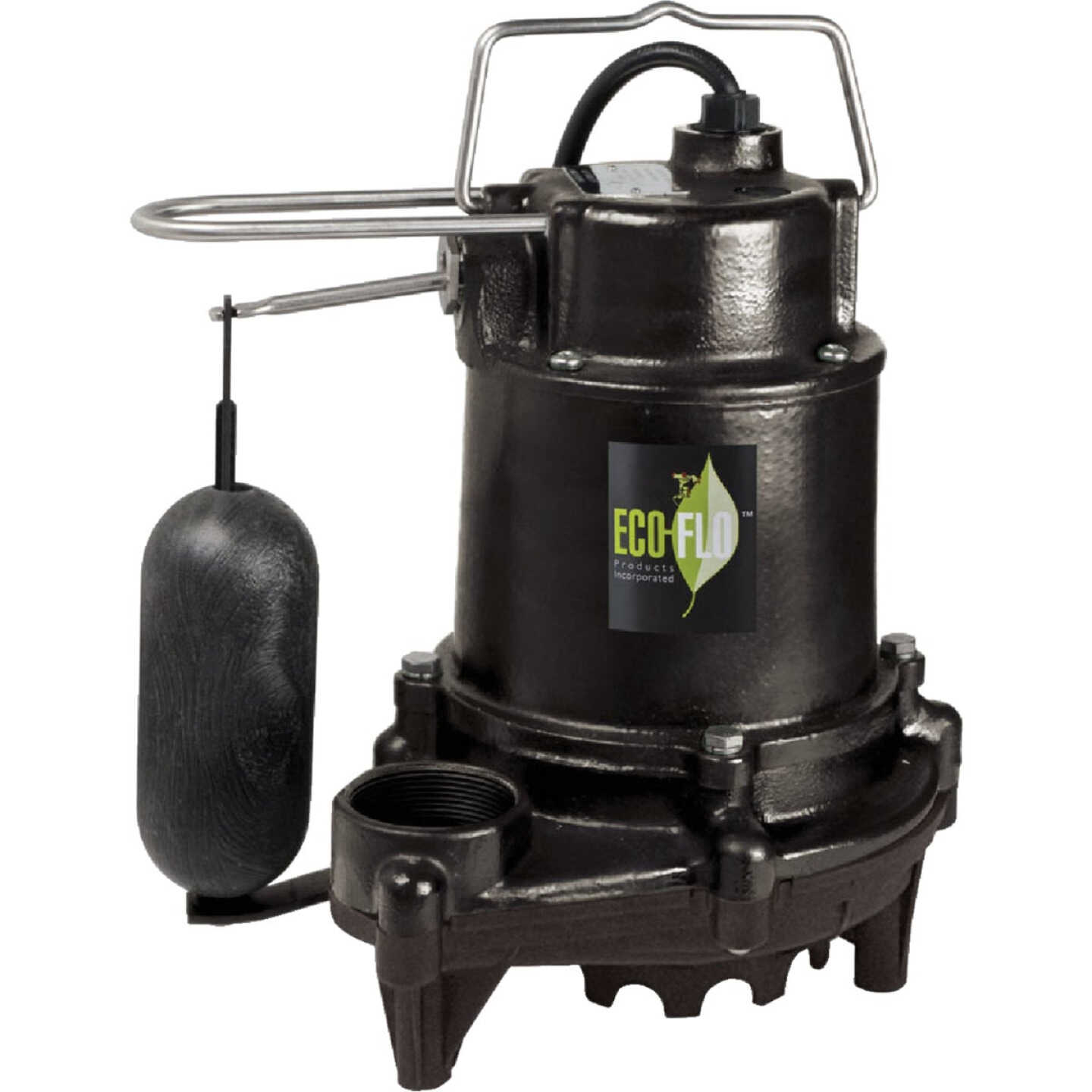 ECO-FLO 1/3 HP High Efficiency Cast Iron Submersible Sump Pump Image 1