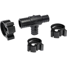 Flair-It 1 PEXLock In. x 3/4 In. x 3/4 In. Plastic Reducing PEX Tee Image 1