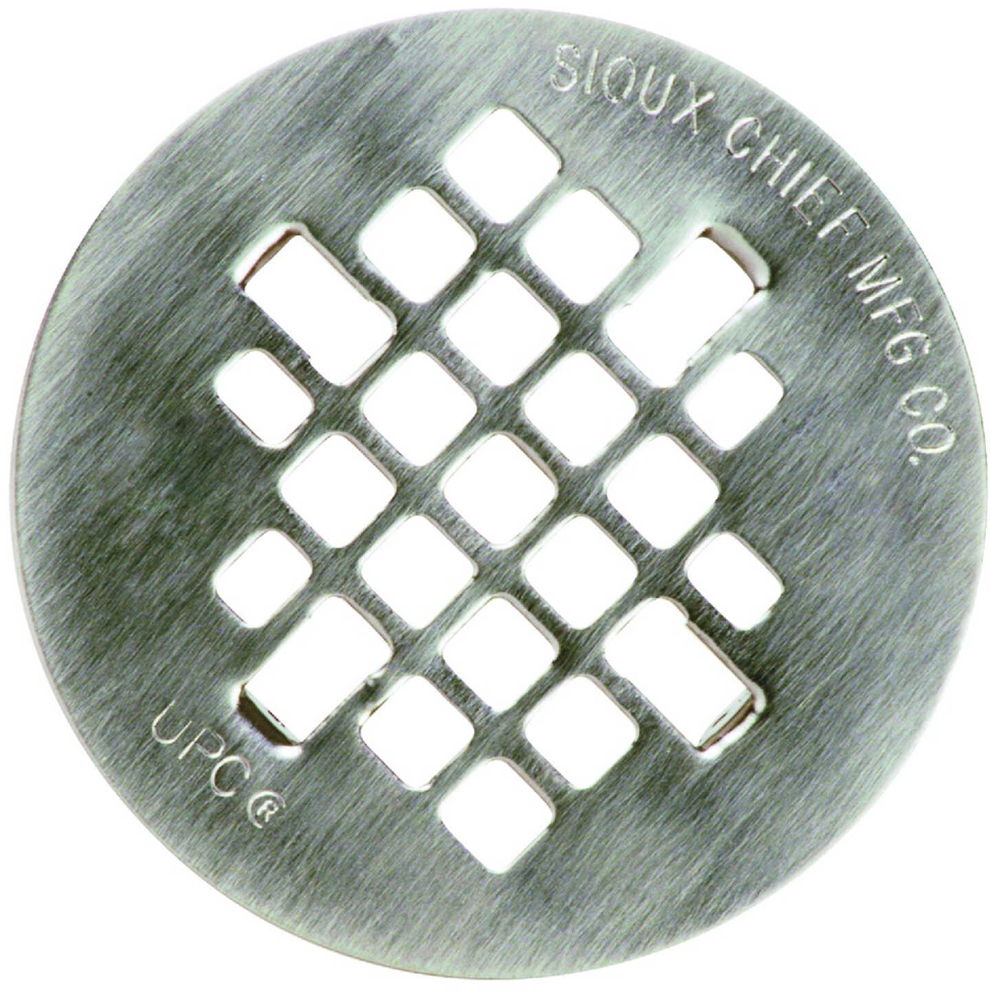 Sioux Chief 4-1/4 In. Satin Nickel Shower Drain Strainer Image 1