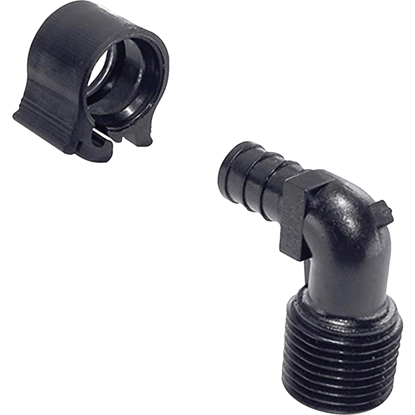 Flair-It PEXLock 1/2 In. x 1/2 In. MPT 90 Deg. Plastic Compression Male PEX Elbow (1/4 Bend) Image 1