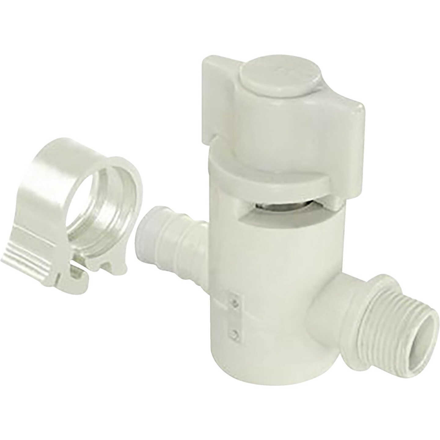 Flair-It PEXLock 1/2 In. x 3/8 In. Straight Compression Valve Image 1
