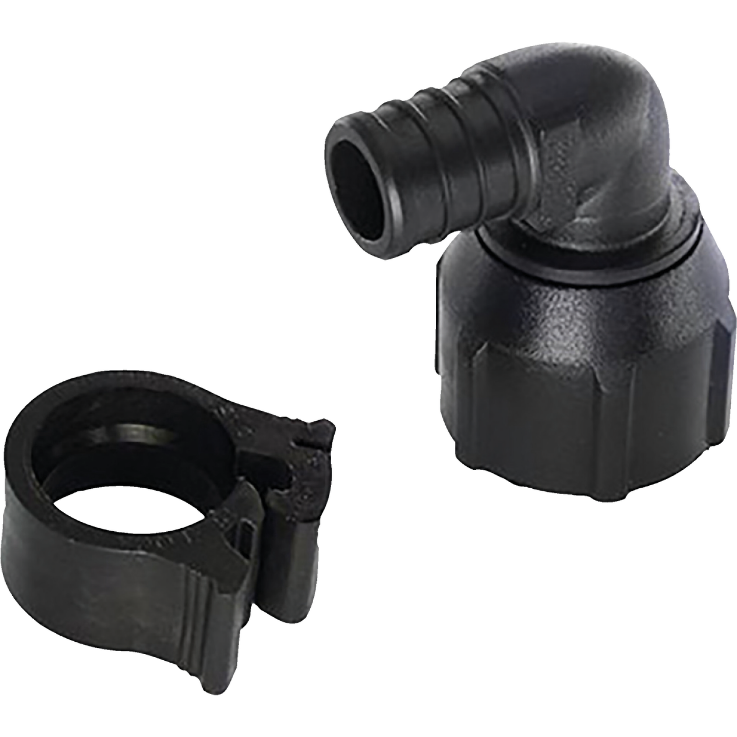 Flair-It PEXLock 3/4 In. x 3/4 In. FPT 90 Deg. Plastic Compression Female Swivel PEX Elbow (1/4 Bend) Image 1