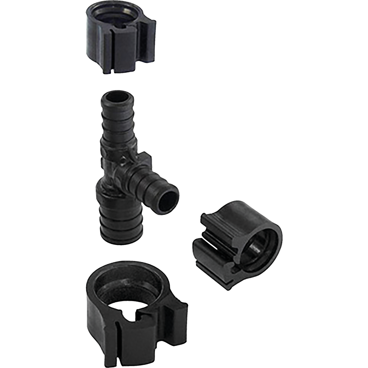 Flair-It PEXLock 3/4 In. x 1/2 In. x 1/2 In. Plastic Reducing PEX Tee Image 1