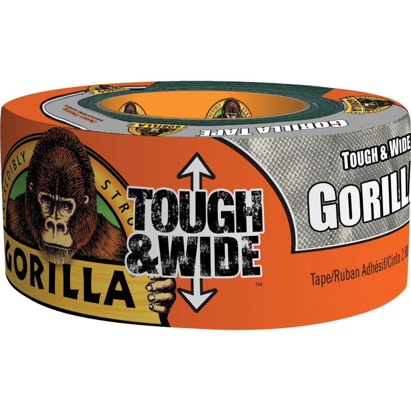 Gorilla 2.88 In. x 25 Yd. Tough & Wide Heavy-Duty Duct Tape, Silver Image 1