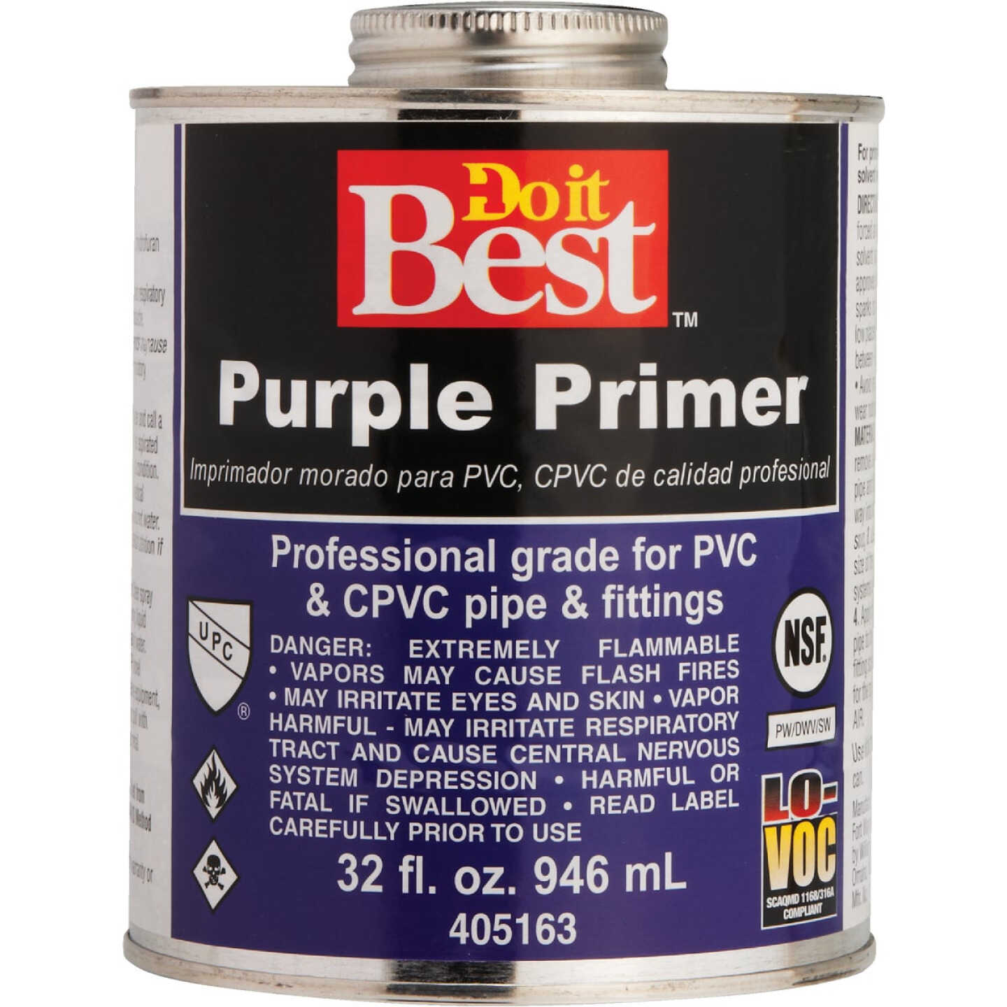Do it Best 32 Oz. Purple Pipe and Fitting Primer for PVC/CPVC Image 2