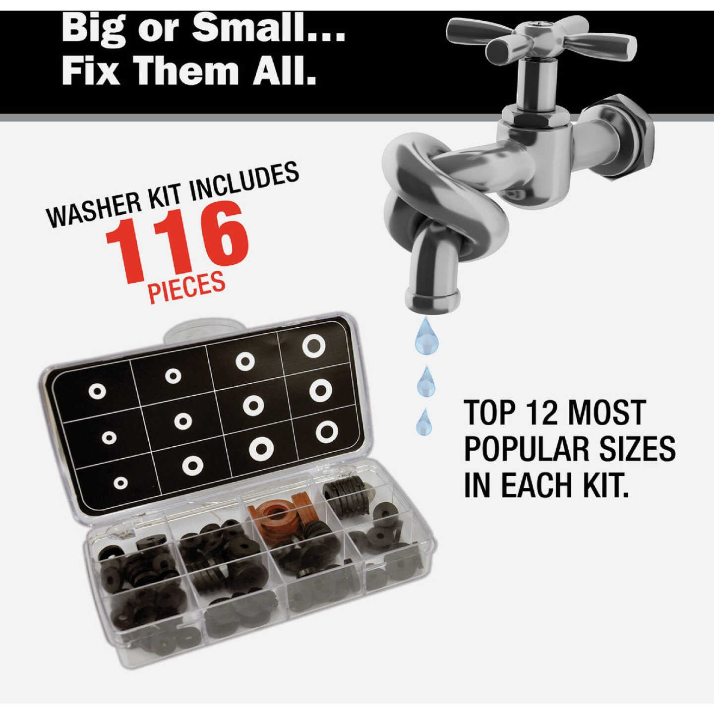 Danco Assorted Faucet Washer Kit Image 2