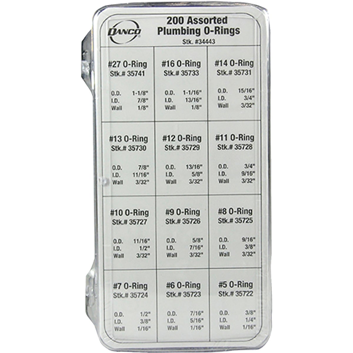 Danco Asorted O-Ring Kit (200-Piece) Image 2