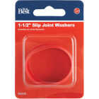 Do it Best 1-1/2 In. x 1-1/2 In. Black Rubber Slip Joint Washer (2-Pack) Image 2