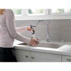 Delta Charmaine Chrome 1-Handle Pull-Down Kitchen Faucet with Soap Dispenser Image 2