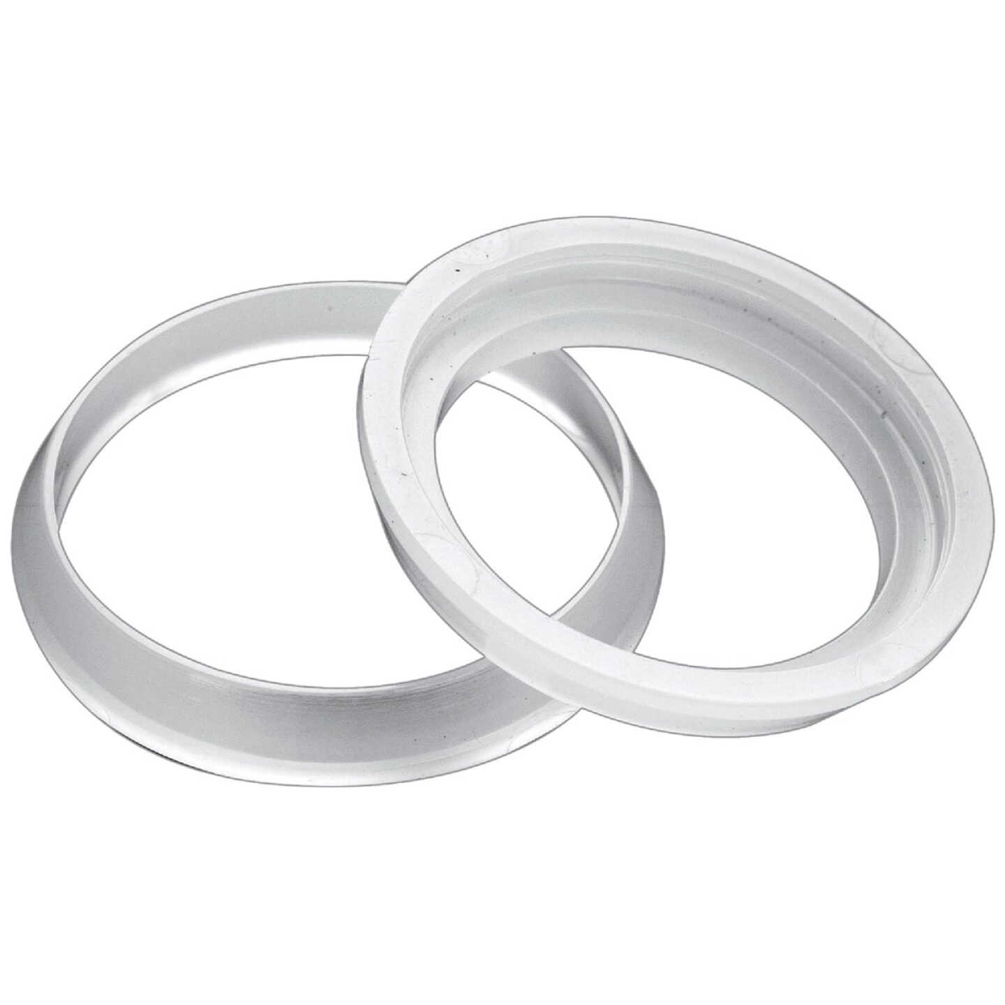 Do it Best 1-1/4 In. x 1-1/4 In. Clear Poly Slip Joint Washer (2-Pack) Image 1