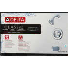 Delta Classic Chrome Single-Handle Tub and Shower Faucet Image 2