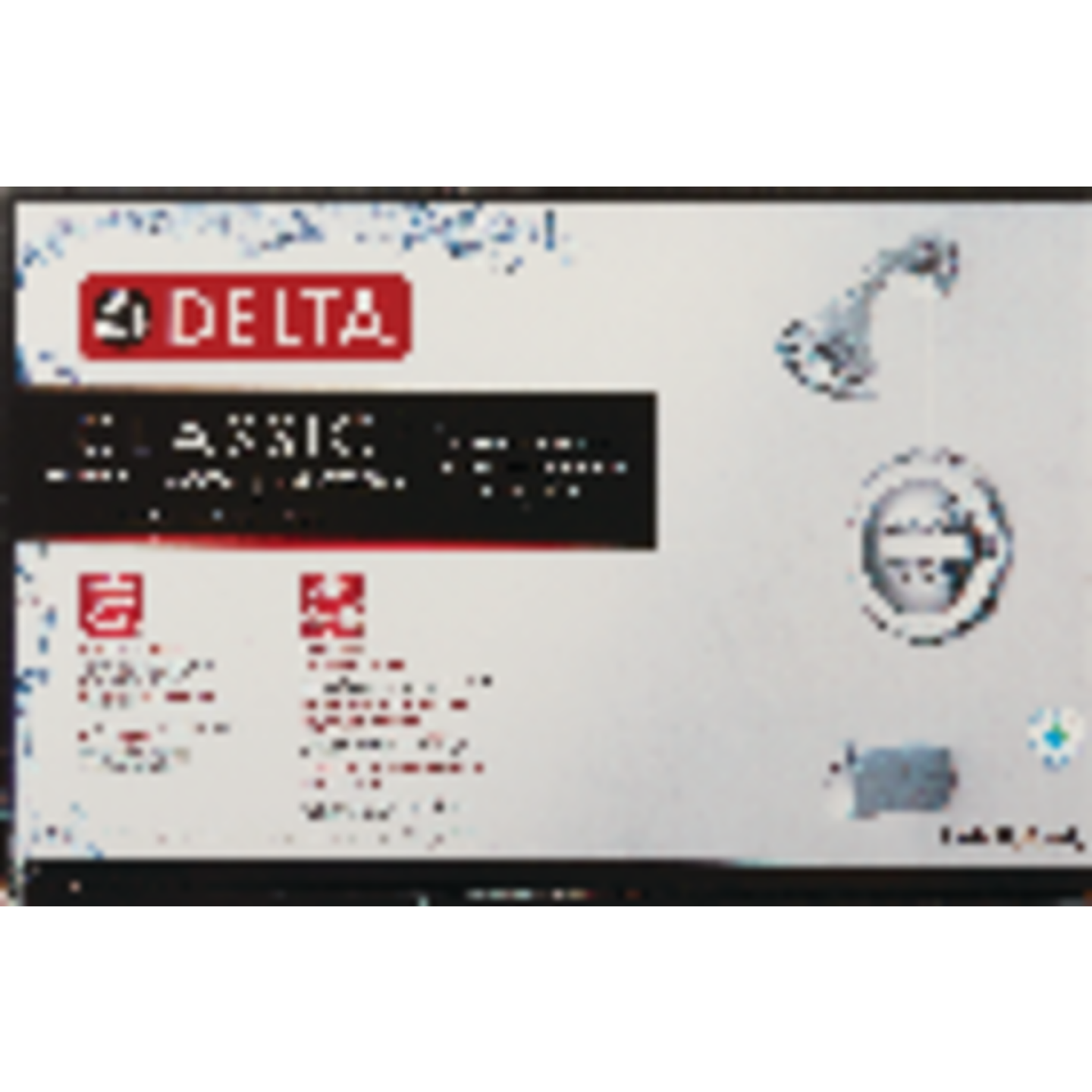 Delta Classic Chrome Single-Handle Tub and Shower Faucet Image 2