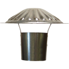 S & K Galvanized Steel 3 In. x 6-3/4 In. Vent Pipe Cap Image 1