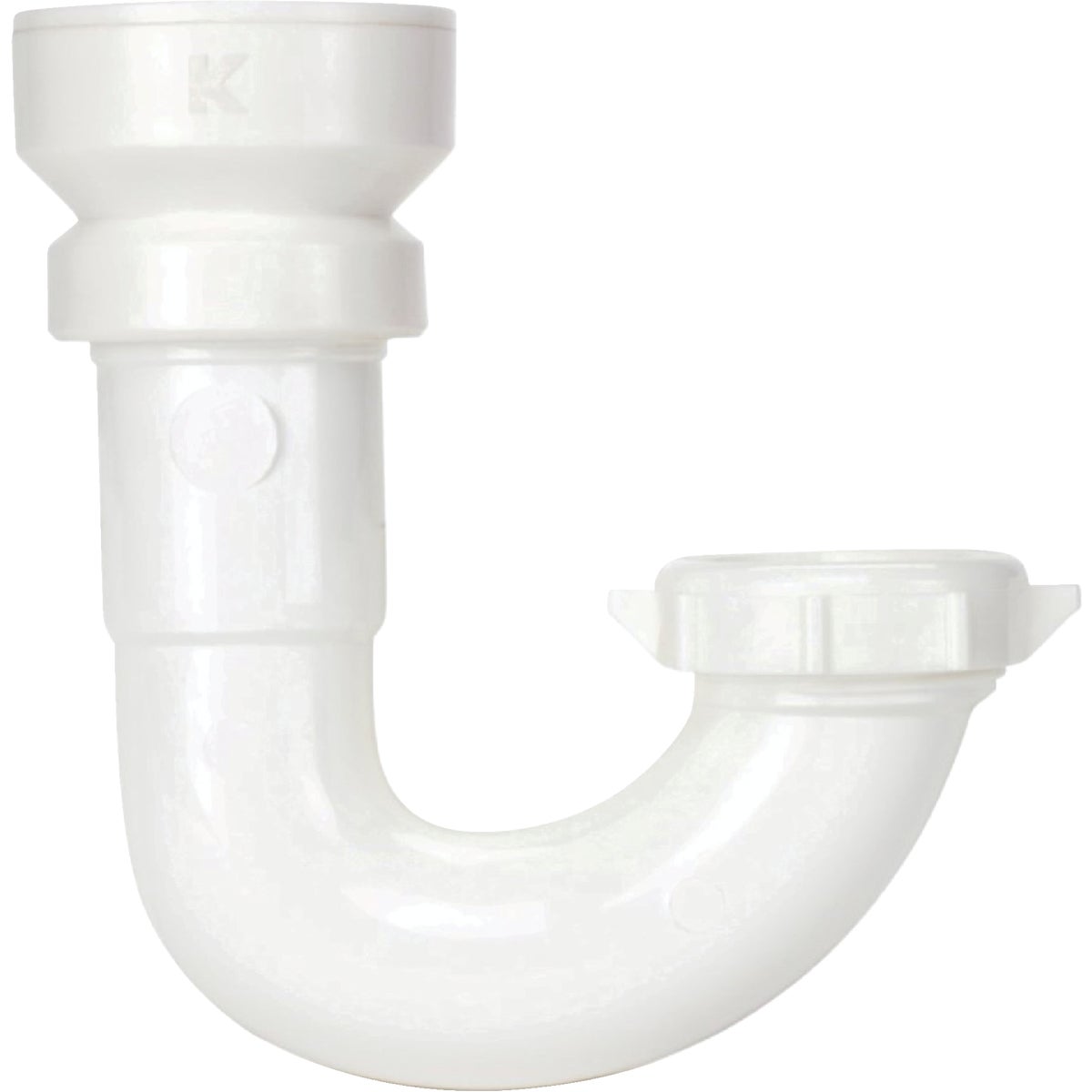 Keeney Insta-Plumb 1/2 In. White Plastic J-Bend