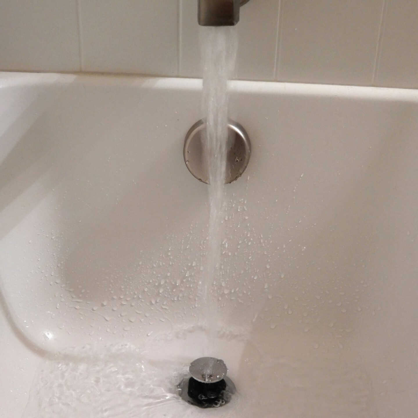 Danco 1-1/2 In. 2-in-1 Hair Catcher and Tub Drain Strainer with Chrome Finish Image 3
