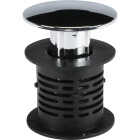 Danco 1-1/2 In. 2-in-1 Hair Catcher and Tub Drain Strainer with Chrome Finish Image 1