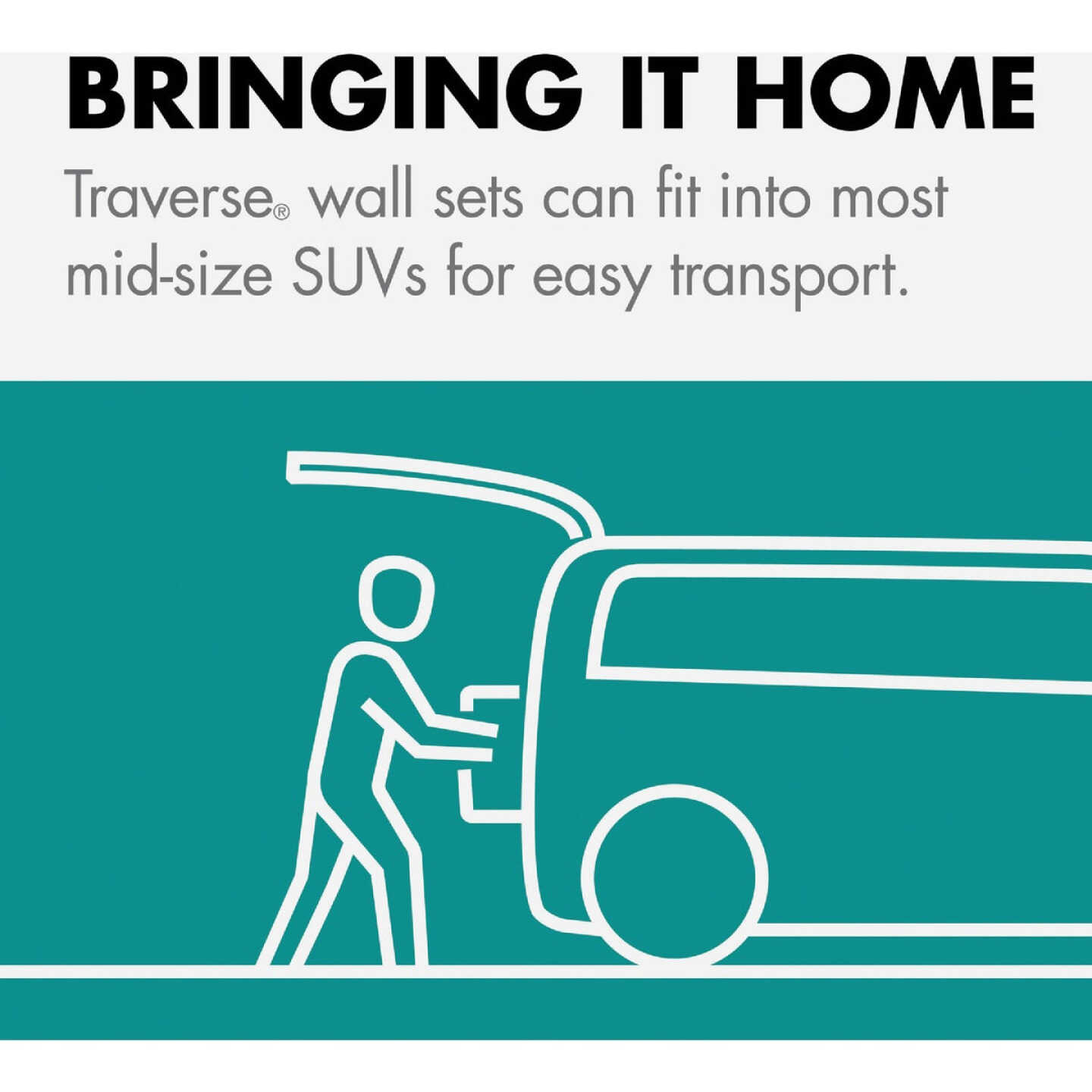 Sterling Traverse 30 In. D. End Wall Set Image 4