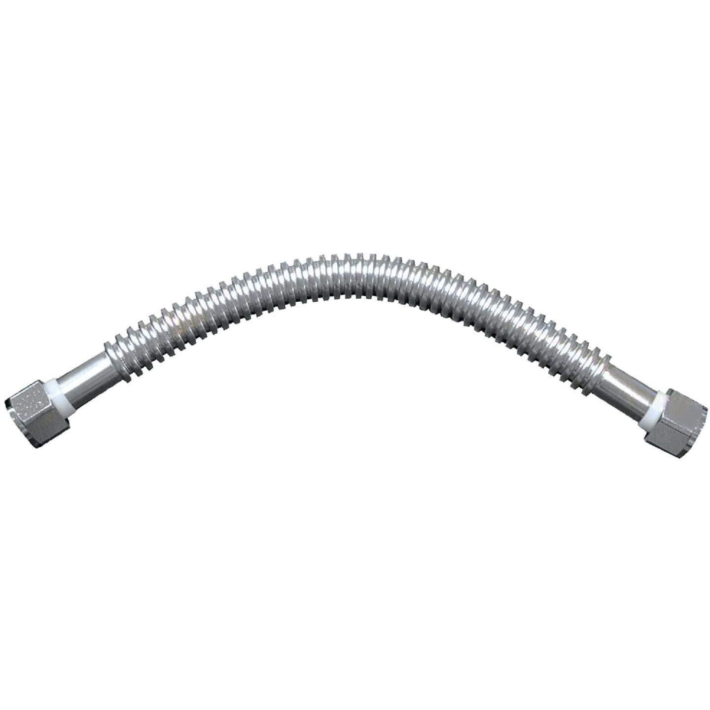 ProLine 1 In. FIP x 1 In. FIP x 18 In. Stainless Steel Corrugated Water Connector Image 1