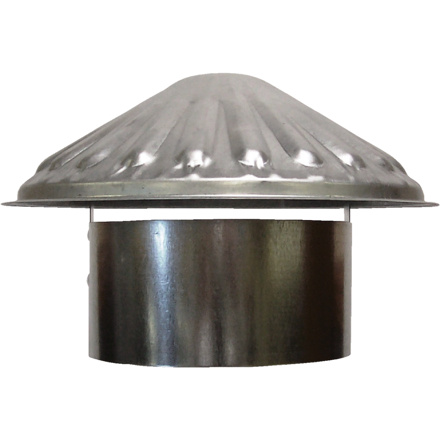 S & K Galvanized Steel 6 In. x 9-1/2 In. Vent Pipe Cap Image 1