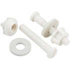 Do it 2-1/2" x 3/8" White Non-Rusting Plastic Toilet Seat Hinge Bolt Image 1
