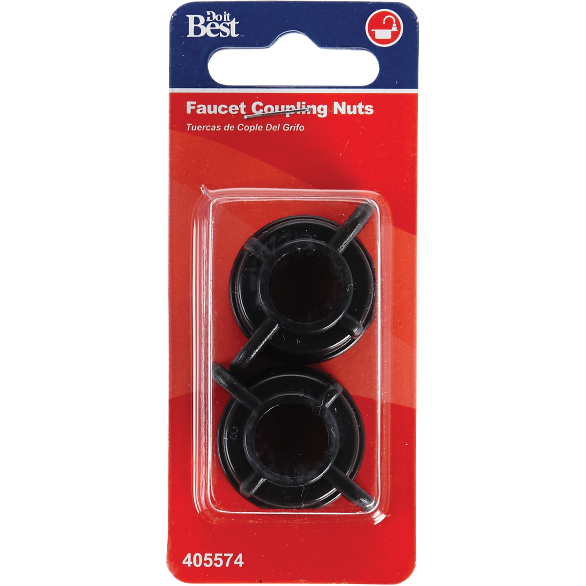 Do it 3/8 In. or 1/2 In. Plastic Basin Faucet Nut (2-Pack) Image 2