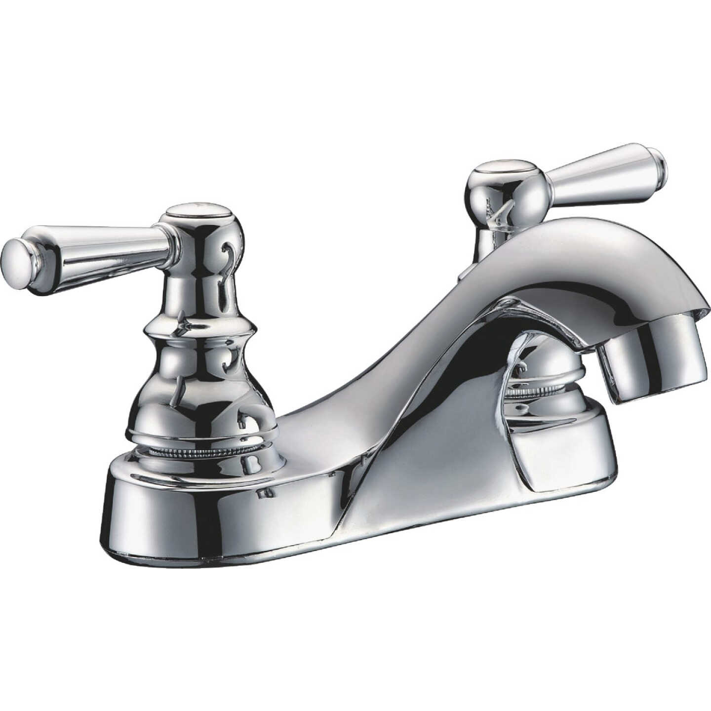 Compass Manufacturing 3252C Brookfield Chrome 2-Handle Deluxe Bathroom Faucet With Popup Image 1