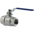 PLUMB-EEZE 1/2 In. FPT Stainless Steel Full Port Ball Valve Image 1