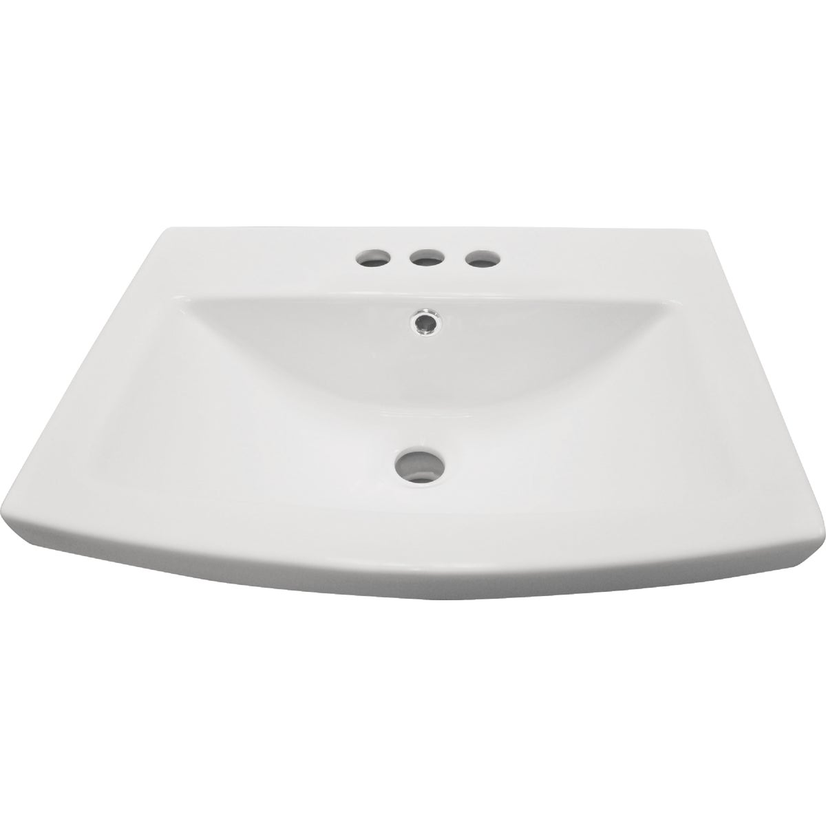 Compass Manufacturing LEHI White Vitreous China Pedestal Sink Bowl