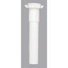 Keeney 1-1/2 In. x 6 In. White Plastic Extension Tube Image 1