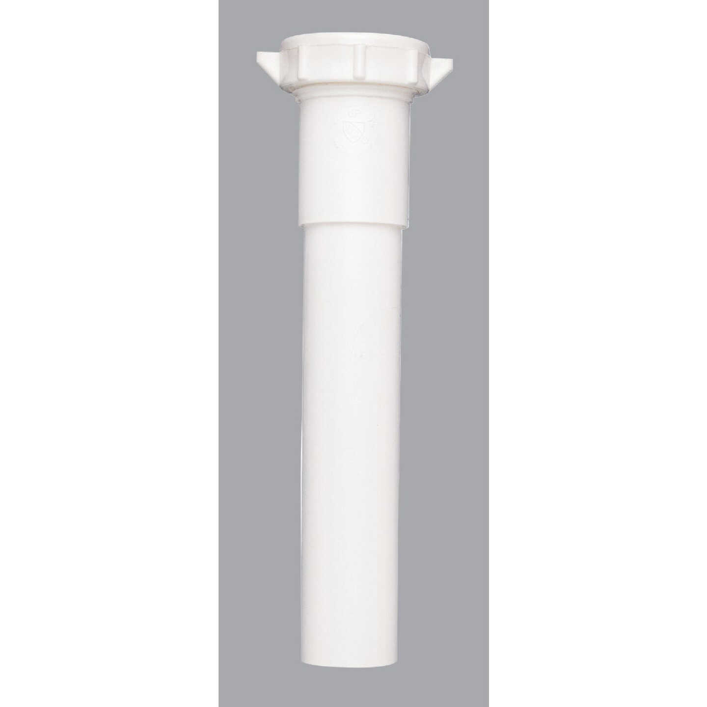 Keeney 1-1/2 In. x 6 In. White Plastic Extension Tube Image 1