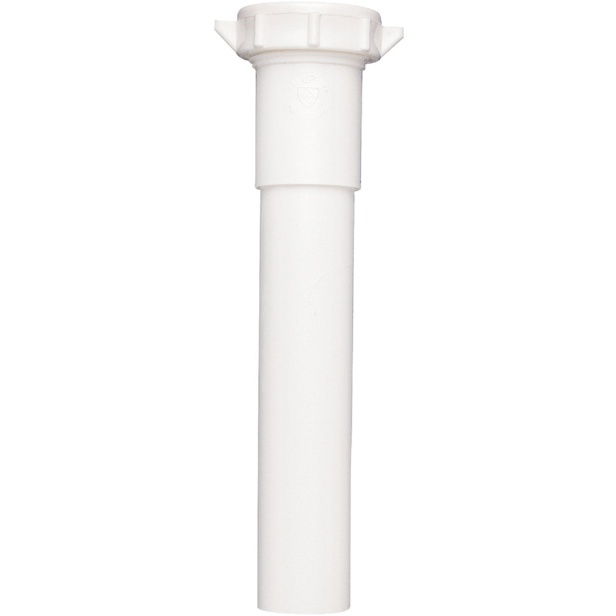 Keeney 1-1/2 In. x 6 In. White Plastic Extension Tube Image 2