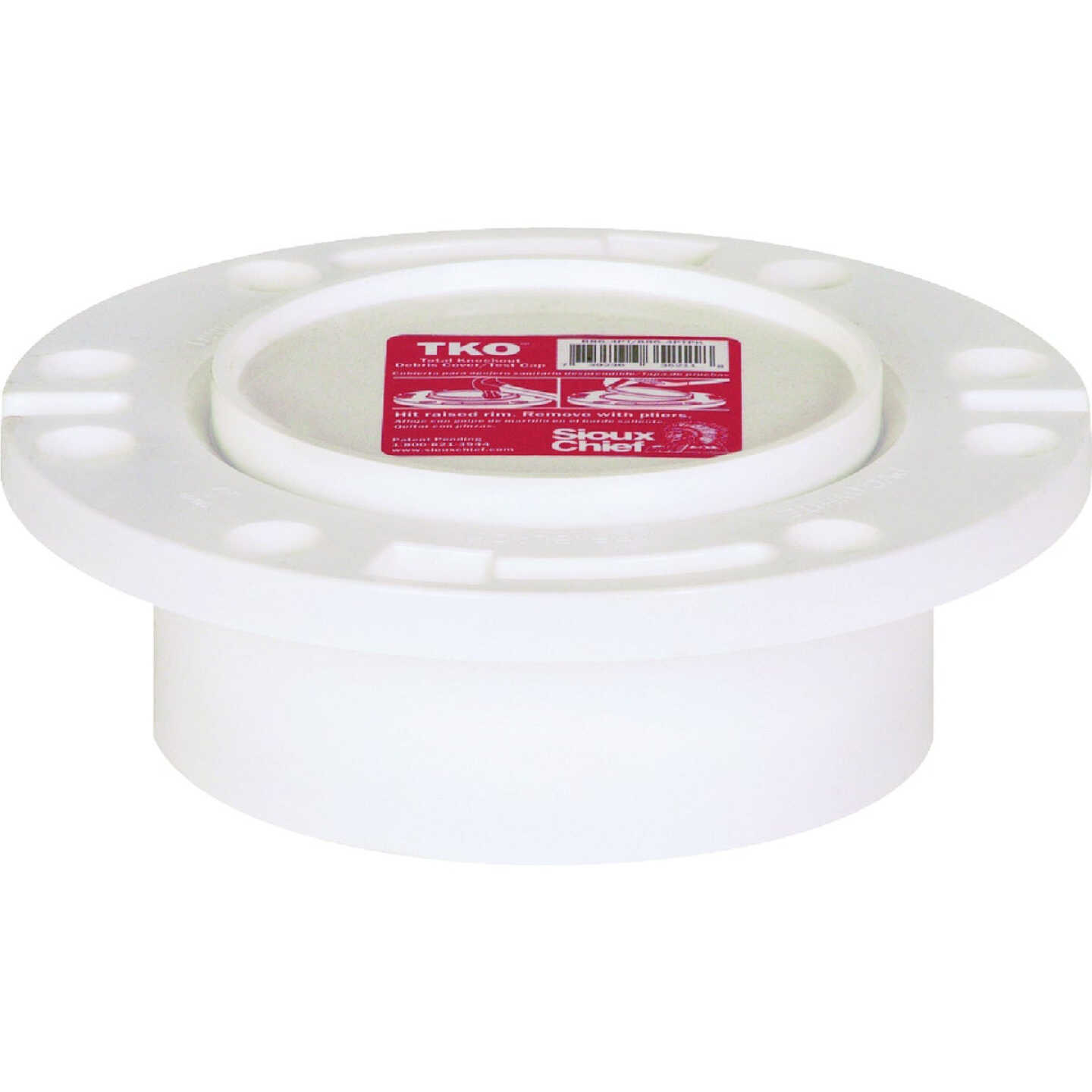 Sioux Chief 3 In. Hub/Inside 4 In. Schedule 40 DWV PVC Closet Flange Image 2