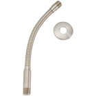 Do it Best 11-1/2 In. Brushed Nickel Flexible Shower Arm with Flange Image 1