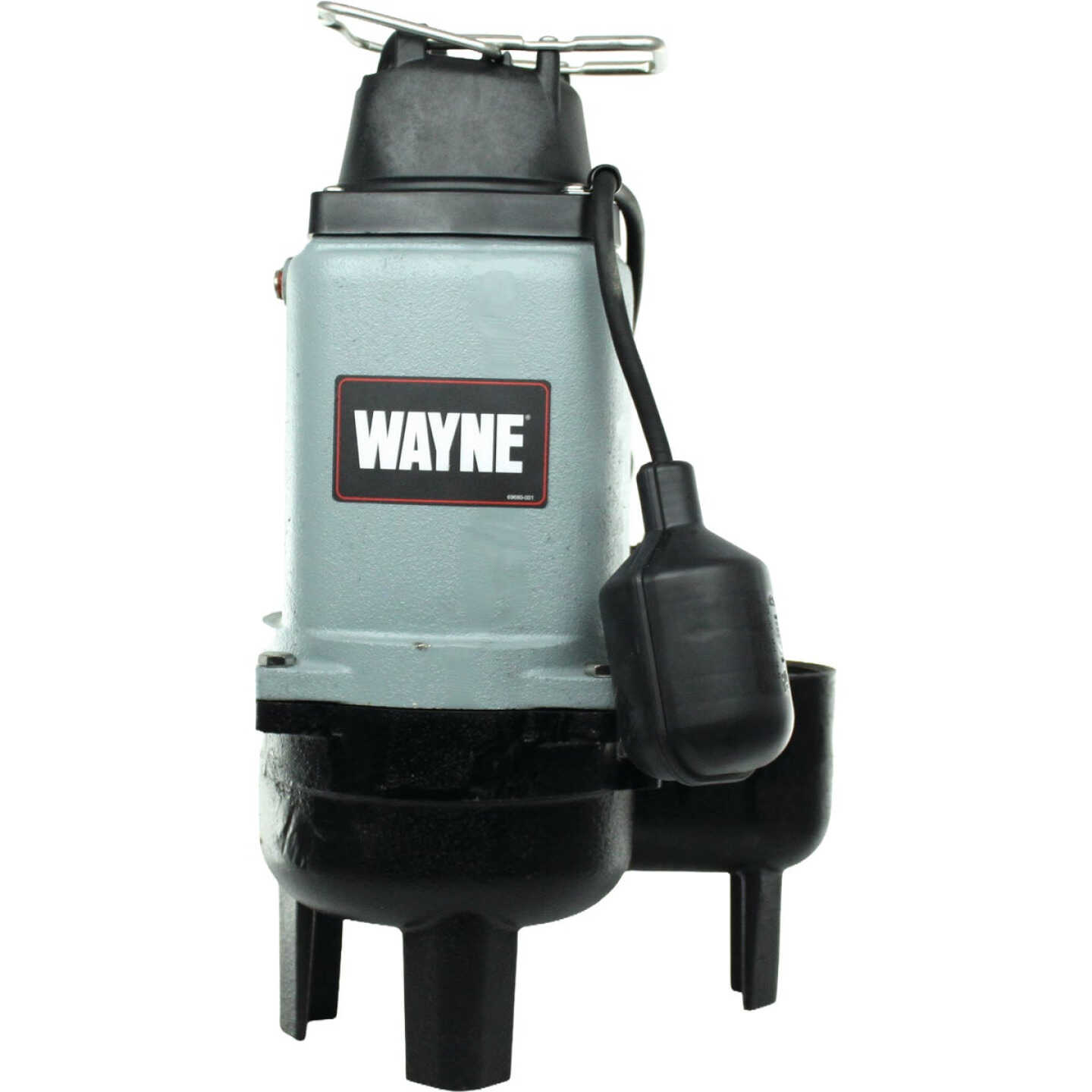 Wayne 1/2 H.P. Cast Iron Sewage Ejector Pump with Piggyback Tether Switch Image 2