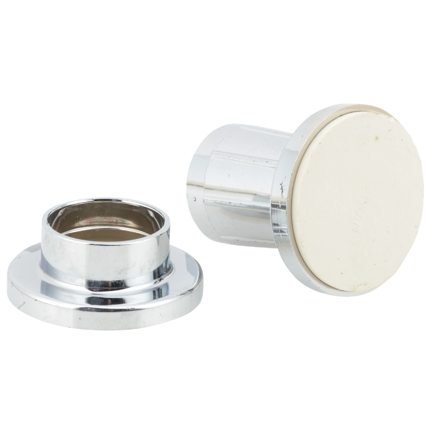 Do it Plastic Chrome Shower Rod Holder (2 Count) Image 1