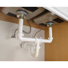 Keeney 1-1/2 In. x 6 In. White Plastic Flanged Sink Tailpiece Image 2